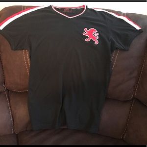 Express men’s big lion v neck tee shirt